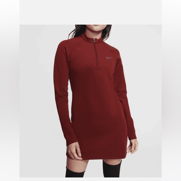 Nike Neoprene Burgundy Dress - Picture 2 of 5